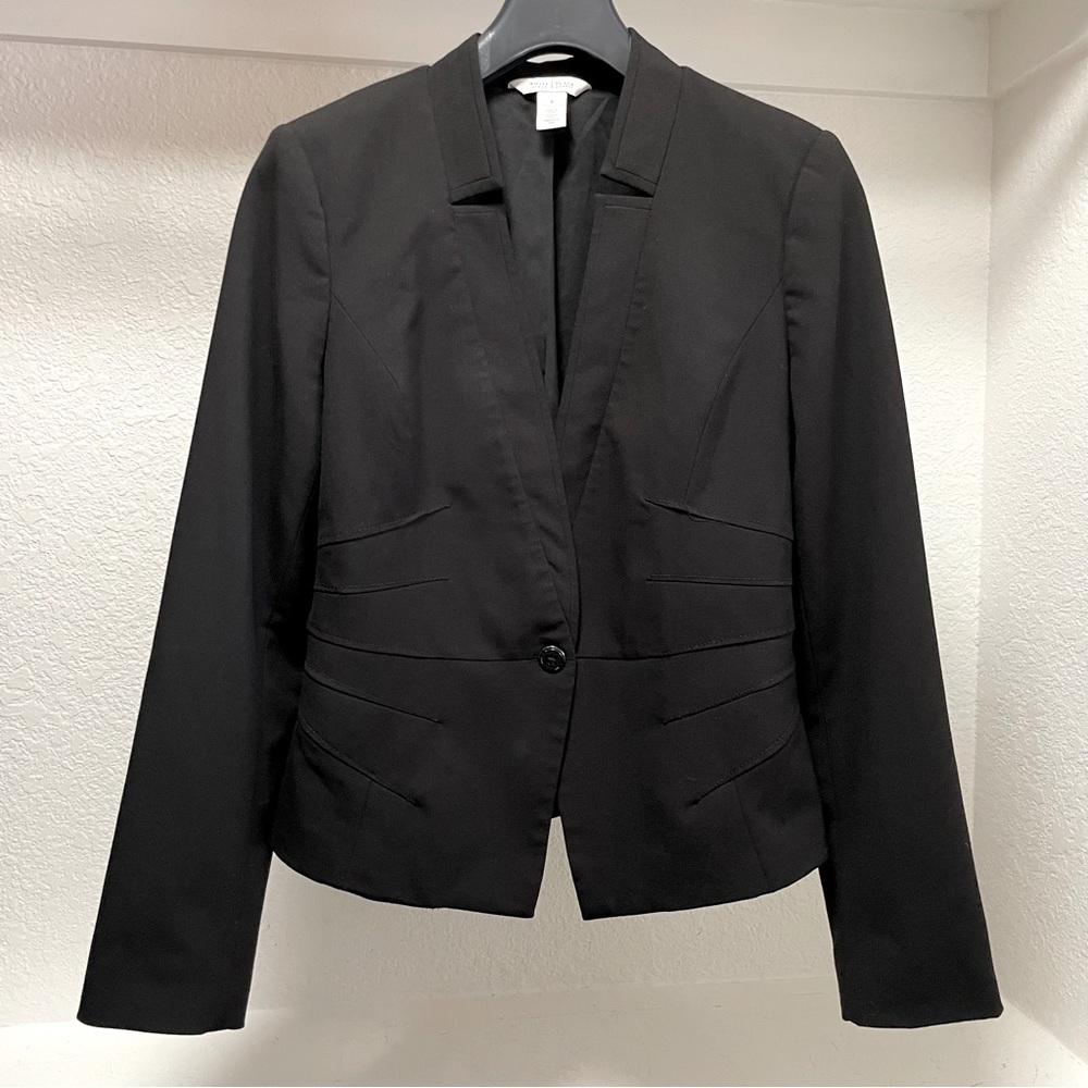 Whbm Seasonless Dart-Panel Single Button Stretch … - image 2